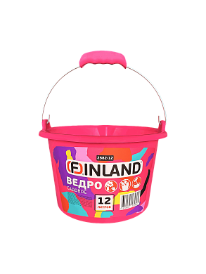 2582-12 ведро садовое пластиковое finland 12л