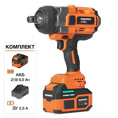 акк. гайковерт daewoo dax 8021li set ударный