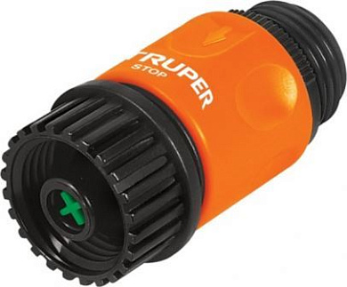 74013 коннектор truper с аквастопом 3/4