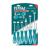 набор отверток total 8шт tht250608