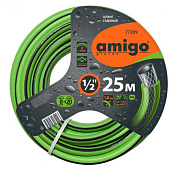 77209 шланг садовый amigo трехслойный 1/2" 25м