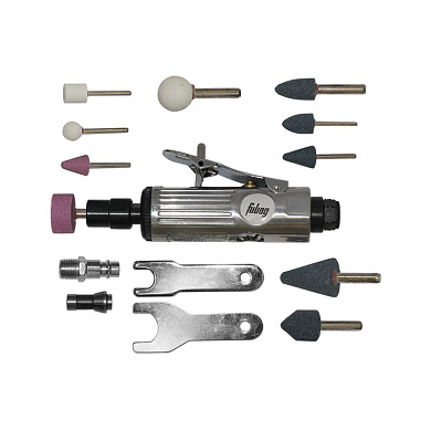 100101 пневмошлифмашина прямая fubag gl 25000