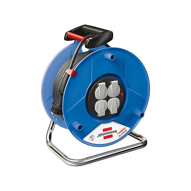 удлинитель brennenstuhl garant на катушке 4 гнезда 25м