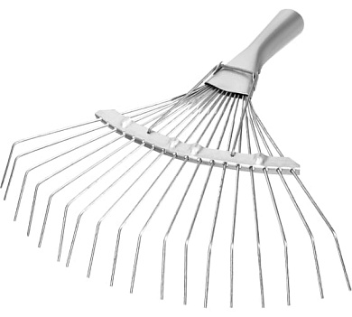 61780 грабли сибртех веерные 18 зубьев