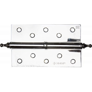 37605-125-2l петля дверная зубр левая хром 125х75х2,5мм