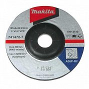 a-80656 шлифовальный диск для нерж.стали makita 125х6х22.23мм