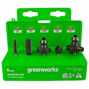 2953207 набор фрез greenworks 5шт.