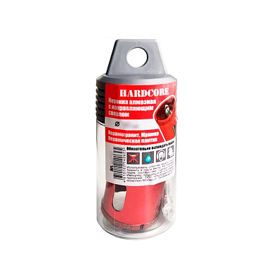 коронка с напр.сверлом hardcore 30мм алмазная по керамограниту и мрамору