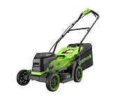 2520707 акк. газонокосилка 36см greenworks gd24x2lm361(без акб и зу)