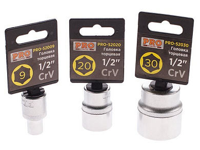 pro-52019 головка 1/2" 19мм 6гр pro startul