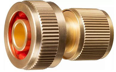 8-426130_z02 соединитель grinda 3/4" с автостопом латунь