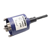 hmm68 коронка алм. 68мм. по бетону hilberg laser magnet