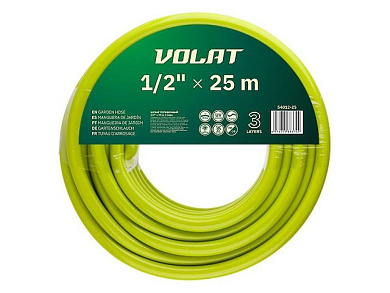 54012-25 шланг поливочный волат 1/2" 25м