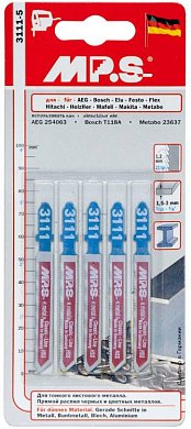 3111 пилки "mps"(нерж.сталь,цв.металлы,5шт.)