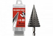 сверло по металлу hardcore 4-39мм шаговое 13ступеней