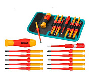 набор отверток диэлекр.total 12шт до 1000в thkisd1201
