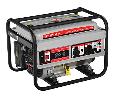 бензиновый генератор эб-2500 интерскол