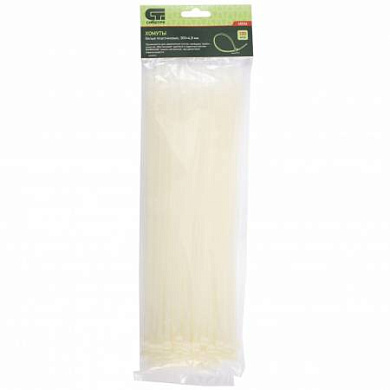 45527  хомут нейлоновый сибртех 3,6х200мм белый 100шт