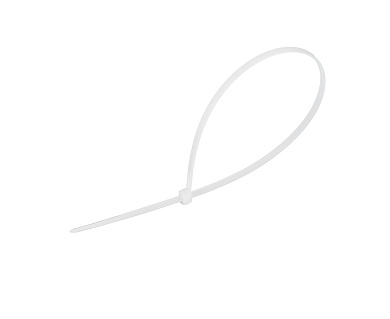 smp-33579-100 хомут нейлоновый 3,6х370мм белый 100шт