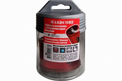 сверло-коронка hardcore 50мм алмазное по кафелю и керамограниту