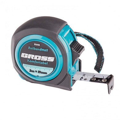 32560 рулетка gross komfortabel 3м 19мм