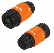 74012 коннектор truper с аквастопом 1/2