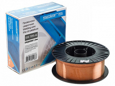 проволока сварочная solaris er70s-6 1,2 мм/15кг омедненная d300