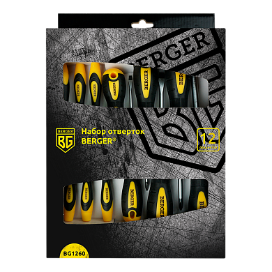 набор отверток berger bg-1260