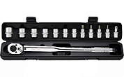 ключ динамометр. berger bg-13 stw/bg2158 с набором головок (1/2, 28-210нм)