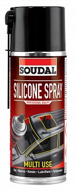 силиконовая смазка soudal silicone spray 400мл