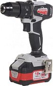 аккумуляторная бесщ. ударная дрель-шуруповерт интерскол дау-13/36в 90 апи (кейс, 2 аккум. 2,0ач, зу)