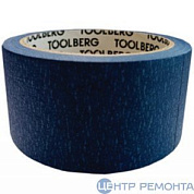 2001501 лента малярная для наружных работ синяя toolberg 50мм 20м