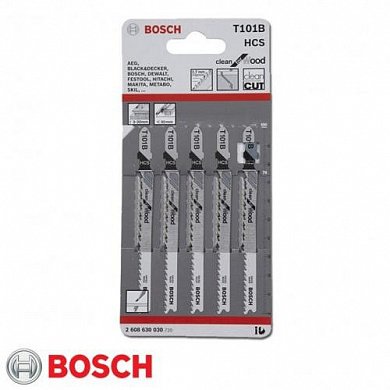 2.608.630.030 набор пилок bosch т101b  5шт.