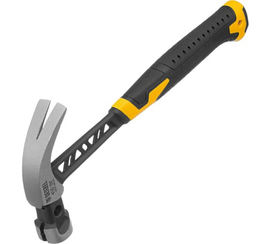 10466 молоток-гвоздодер denzel 450гр