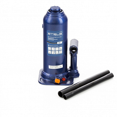 51165 домкрат stels бутылочный гидравлический 8т 227-447мм