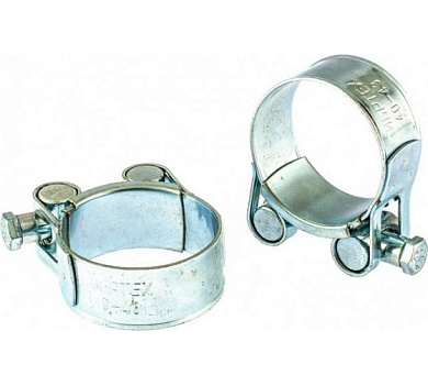 47525  хомут металл.сибртех силовые 40-43мм, 2 шт, ширина 20мм, шарнирные