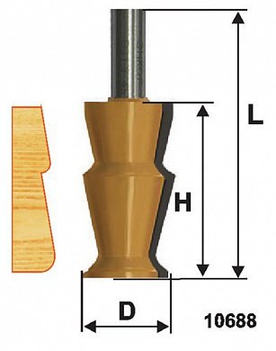 10688 фреза энкор кромочная фигурная