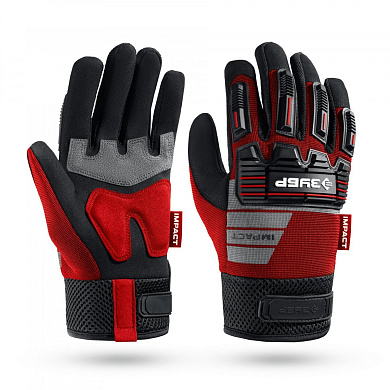 11478-l перчатки зубр impact противоударные р.l