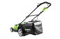 2500207VB Аккумуляторная газонокосилка 49см Greenworks G40LM49DBK4