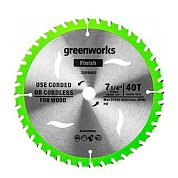 2943307 диск пильный  greenworks 184*40*20