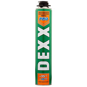 41126 пена монтажная dexx пистолетная 750мм всесезонная