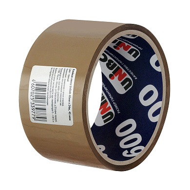 скотч упаковочный unibob 48мм 24м темный (55748)