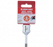 коронка для ушм hardcore 6мм алмазная по керамограниту