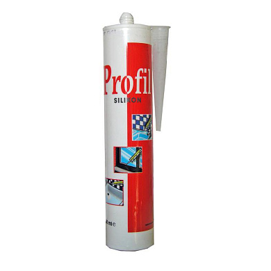 герметик силиконовый soudal "профиль" прозрачный 280мл