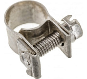 475013  хомут металл.сибртех mini нерж. 8-10мм, 2 шт, ширина 9мм, винтовые