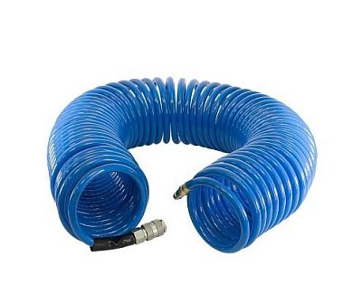 170307 шланг спиральный fubag с фитингами рапид, нейлон,15бар 8x12мм 20м