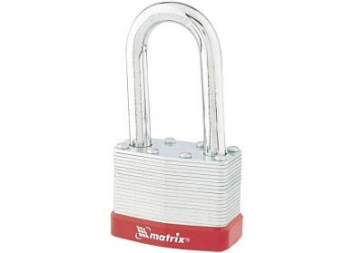 91811 замок matrix навесной 65мм удлиненная душка
