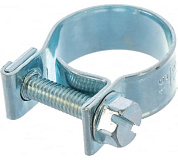 47506  хомут металл.сибртех mini 16-18мм, 2 шт, ширина 9мм, винтовые