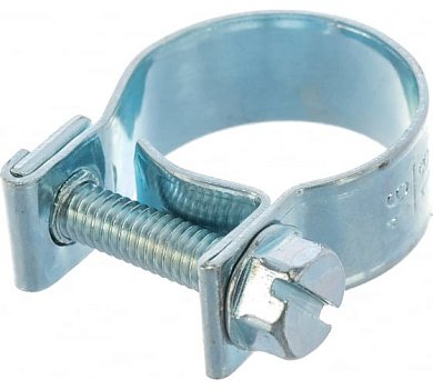 47506  хомут металл.сибртех mini 16-18мм, 2 шт, ширина 9мм, винтовые