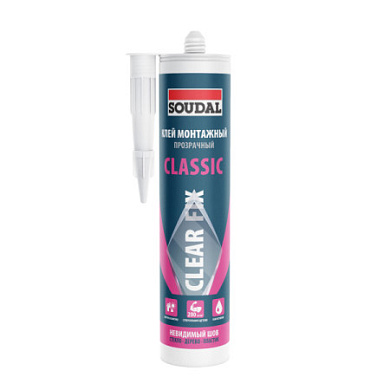жидкие гвозди clear fix прозрачный 280мл 199076